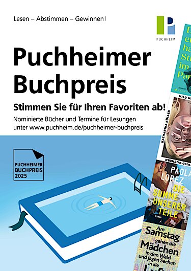 Puchheimer Buchpreis 2025 Plakat